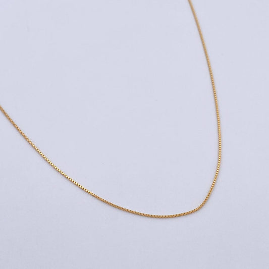 Cadena Veneciana 1.75gr / 45cm / 0.7mm Oro Amarillo +3 18K $