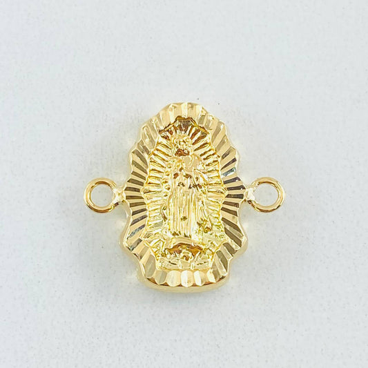 Herraje Virgen Guadalupe 1.2gr / 1.6cm / Oro Amarillo 18K *
