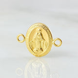 Herraje Virgen Milagrosa 0.6gr / 1.6cm / Oro Amarillo 18K © Herraje Virgen Milagrosa 0.6gr / 1.6cm / Oro Amarillo 18K ©
