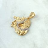 Dije Cabeza Caballo 11.85gr / 4.3cm / Circones Blancos Dos Oros Amarillo Blanco 18K Dije Cabeza Caballo 11.85gr / 4.3cm / Circones Blancos Dos Oros Amarillo Blanco 18K
