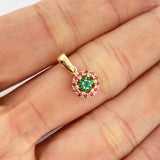 Dije Joya Jardin Real 1.2gr / 1.5cm / Oro Amarillo 18K % Dije Joya Jardin Real 1.2gr / 1.5cm / Oro Amarillo 18K %