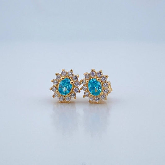 Topos Halo Circulo 2.2gr / Oro Amarillo 18K &