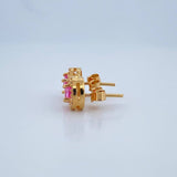 Topos Halo Circulo 3.15gr / Oro Amarillo 18K & Topos Halo Circulo 3.15gr / Oro Amarillo 18K &