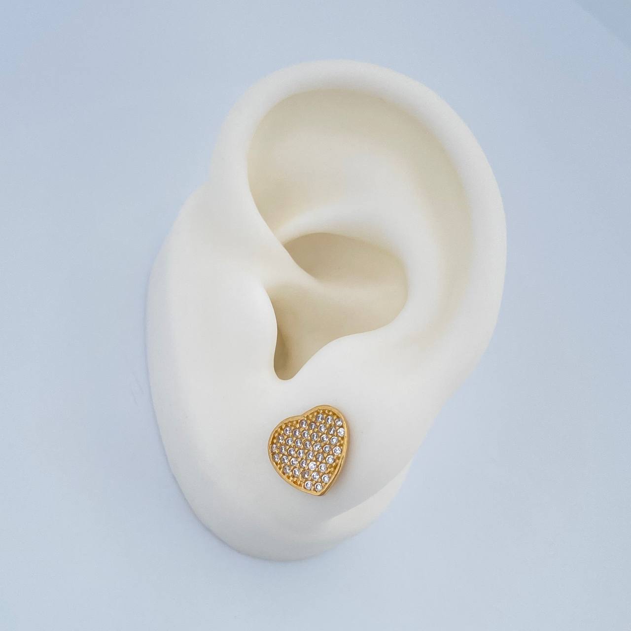 Topos Corazon 2.15gr / Oro Amarillo 18K & Topos Corazon 2.15gr / Oro Amarillo 18K &