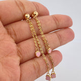 Topos Arete 2.1gr / 6cm / Oro Amarillo 18K & Topos Arete 2.1gr / 6cm / Oro Amarillo 18K &