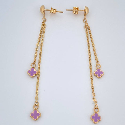 Topos Arete 2.05gr / 6.2cm / Oro Amarillo 18K &