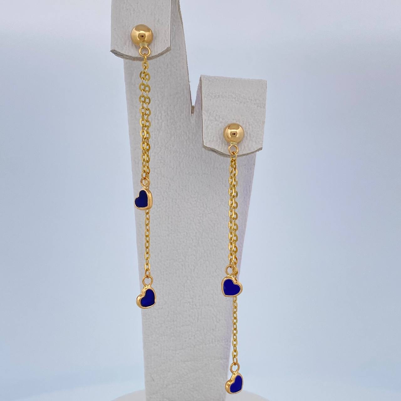Topos Arete 2.15gr / 6.3cm / Oro Amarillo 18K & Topos Arete 2.15gr / 6.3cm / Oro Amarillo 18K &