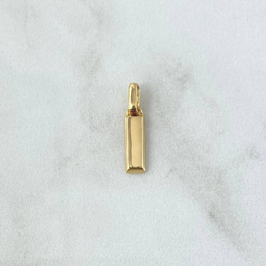 Dije Lingote 1.2gr / 1.9cm / Nac.Esp.Oro 18K *