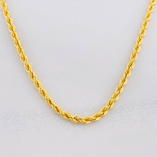 Cadena Lazo 6.2g / 60cm / 2.75mm Oro Amarillo 18K