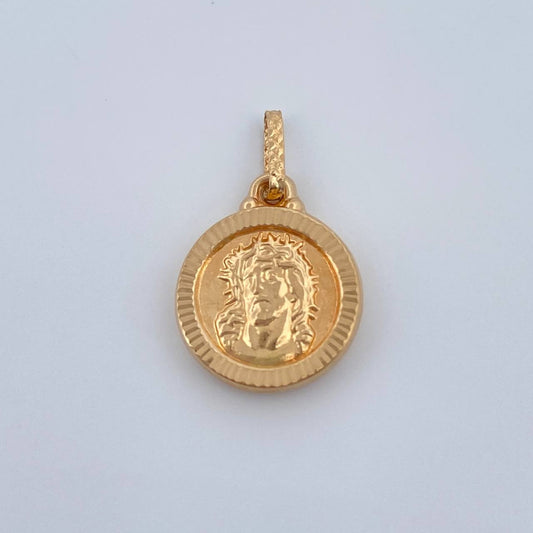 Dije Rostro Jesus 0.95gr / 2cm / Oro Amarillo 18K &