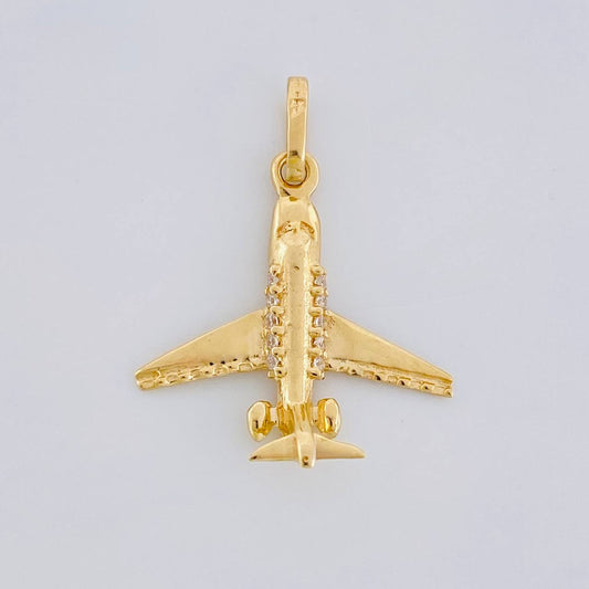 Dije Avion 1.2g / 2.2cm Oro Amarillo 18K