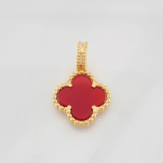 Dije Trebol Agata 5.15g / 3cm Oro Amarillo 18K
