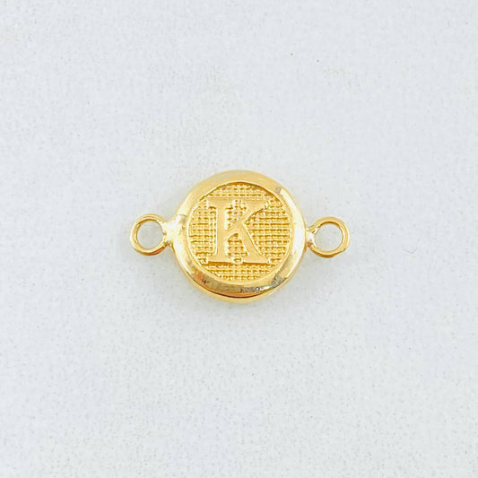 Herraje Letra K 0.4gr / 1.5cm / Oro Amarillo 18K