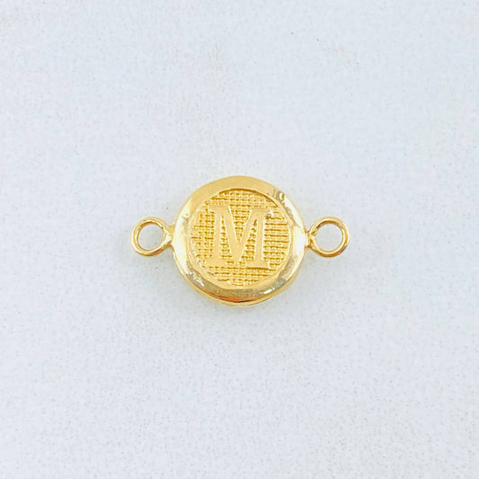 Herraje Letra M 0.4gr / 1.5cm / Oro Amarillo 18K
