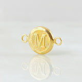 Herraje Letra M 0.4gr / 1.5cm / Oro Amarillo 18K Herraje Letra M 0.4gr / 1.5cm / Oro Amarillo 18K