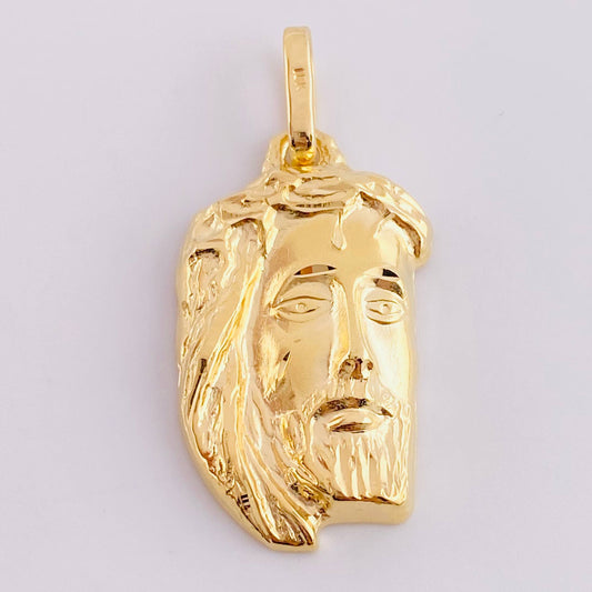 Dije Rostro cristo 4.45g / 3.8cm Oro Amarillo 18K