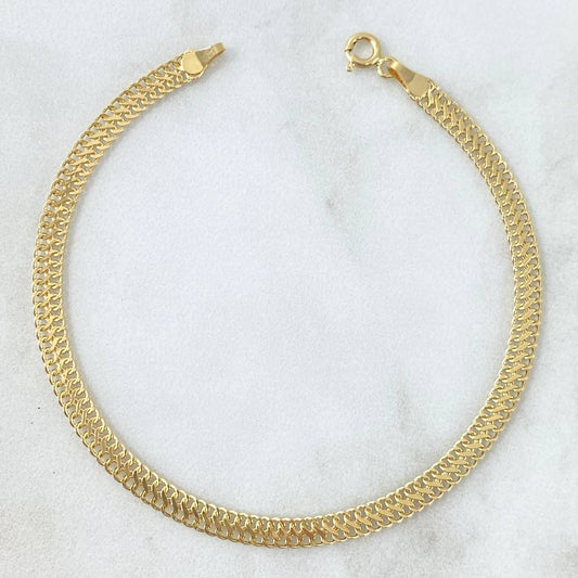 Pulso Sedusa 2.8gr / 21cm / Oro Amarillo +3 18K *