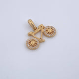 Dije Bicicleta 1.9gr / 1.7cm-Oro Amarillo 18K & Dije Bicicleta 1.9gr / 1.7cm-Oro Amarillo 18K &