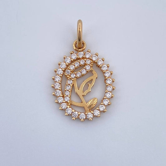 Dije Virgen Maria 1.2gr / 2cm-Oro Amarillo 18K &