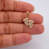 Dije Pies 1.55gr / 2.1cm-Oro Amarillo 18K & Dije Pies 1.55gr / 2.1cm-Oro Amarillo 18K &