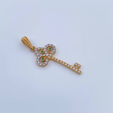 Dije Llave Corona 1.4gr / 3.3cm-Oro Amarillo 18K & Dije Llave Corona 1.4gr / 3.3cm-Oro Amarillo 18K &
