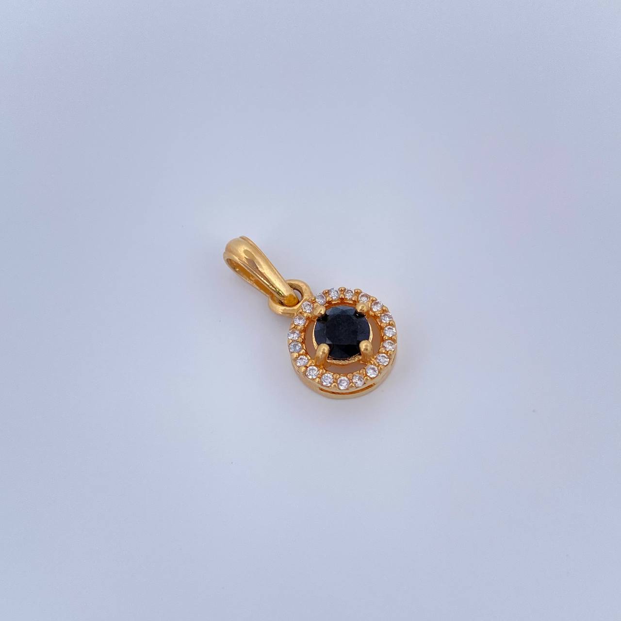 Dije Halo 1.55gr / 1.8cm-Oro Amarillo 18K & Dije Halo 1.55gr / 1.8cm-Oro Amarillo 18K &