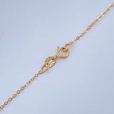 Set Cadena y Dije Aro Seguido + Ancla 1,3gr / Oro Rosa 18K & Set Cadena y Dije Aro Seguido + Ancla 1,3gr / Oro Rosa 18K &