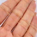 Set Cadena y Dije Aro Seguido + Ancla 1,3gr / Oro Rosa 18K & Set Cadena y Dije Aro Seguido + Ancla 1,3gr / Oro Rosa 18K &