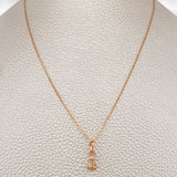 Set Cadena y Dije Aro Seguido + Ancla 1,3gr / Oro Rosa 18K & Set Cadena y Dije Aro Seguido + Ancla 1,3gr / Oro Rosa 18K &