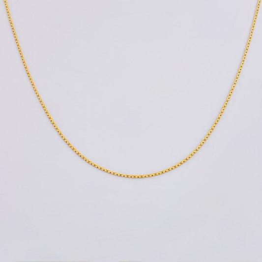 Cadena Veneciana 1.35 g / 45.5 cm / 0.85 mm Oro Amarillo 18K