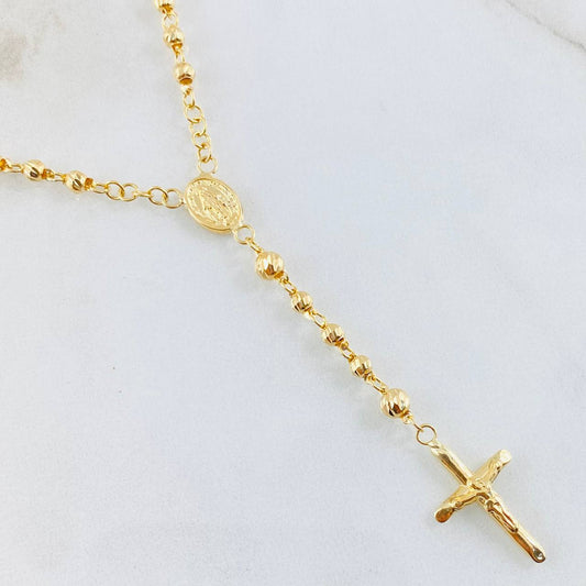 Rosario Virgen Milagrosa 10.65gr / 50cm / Oro Amarillo 18K