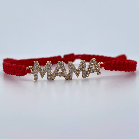 Pulsera Roja Mamá 1.25gr / Oro 18K &
