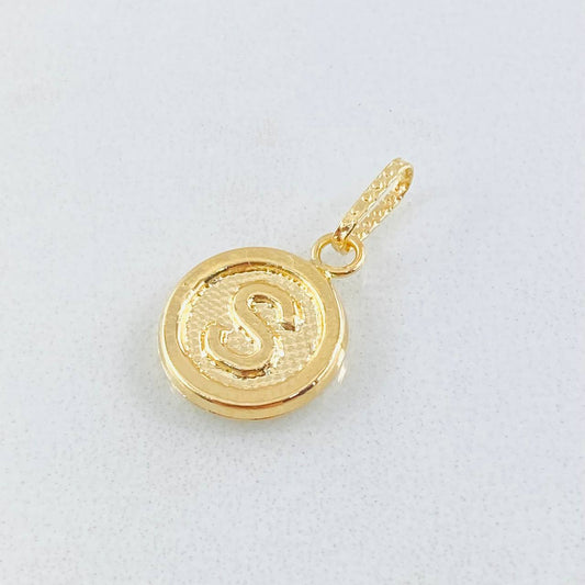 Dije Letra S 0.55gr / 2cm / Oro Amarillo 18K *