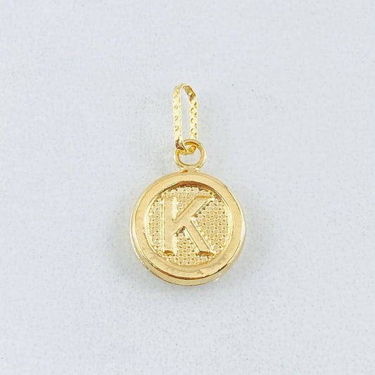 Dije Letra K 0.6gr / 2cm / Oro Amarillo 18K *