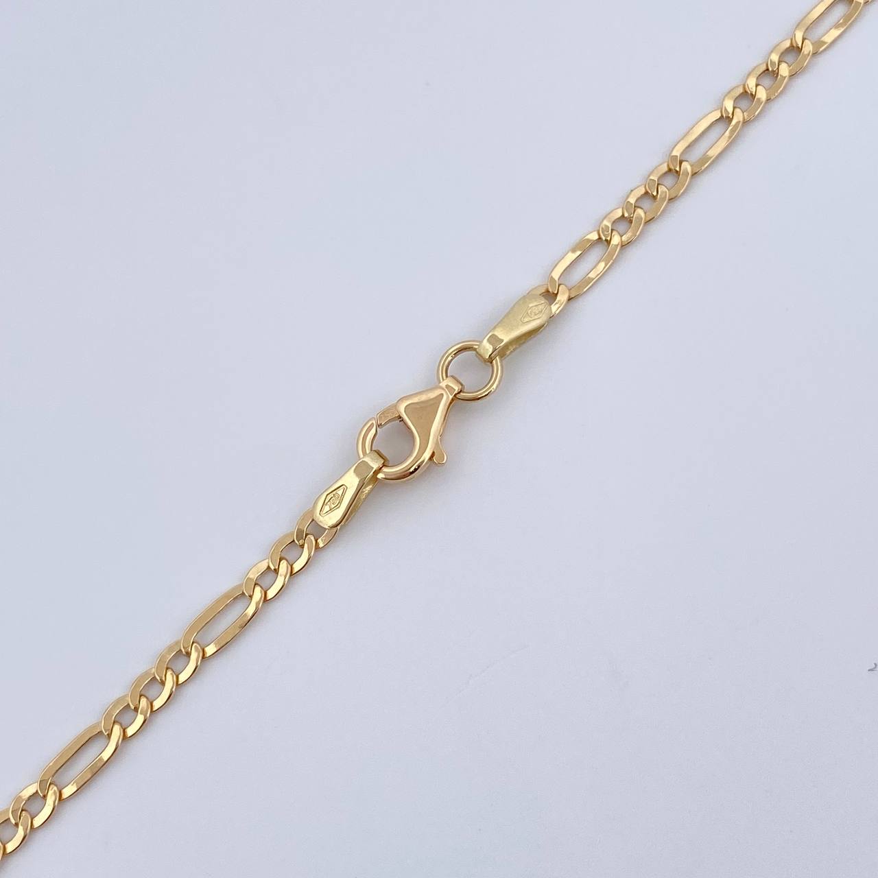 Cadena Figaro 3.2gr / 60cm / +1 Oro 18K & Cadena Figaro 3.2gr / 60cm / +1 Oro 18K &