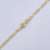 Cadena Figaro 3.2gr / 60cm / +1 Oro 18K & Cadena Figaro 3.2gr / 60cm / +1 Oro 18K &