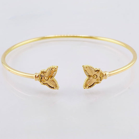 Pulso Aro Mariposa 3.75 g / 18 cm / 1.8 mm Oro Amarillo 18K