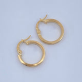 Candongas Tribal 1.05gr / 1.8cm / Oro Amarillo 18K & Candongas Tribal 1.05gr / 1.8cm / Oro Amarillo 18K &
