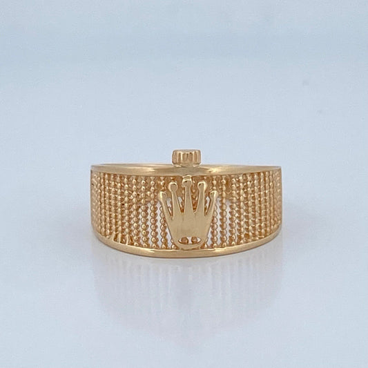 Anillo Corona RX 3.55gr / T8 3/4 / Oro 18K &