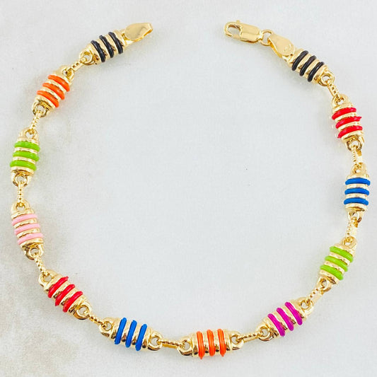 Pulso Rustico Cilindro 5.05gr / 19cm / Oro Amarillo 18K ©