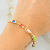 Pulso Rustico Cilindro 5.05gr / 19cm / Oro Amarillo 18K © Pulso Rustico Cilindro 5.05gr / 19cm / Oro Amarillo 18K ©