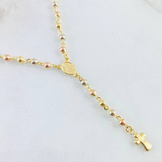Rosario Virgen Milagrosa 7.45gr / 45cm / Tres Oros 18K