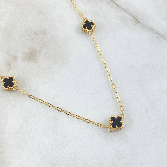 Cadena Trebol Aro seguido 6.4gr / 50cm / Oro 18K ©