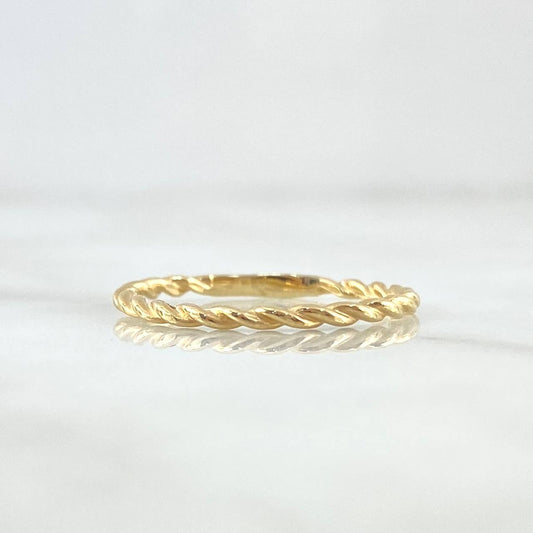 Anillo Espiral 1.25gr / T7 3/4 / Oro 18K ©