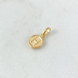 Dije Letra H 0.35gr / 1.5cm / Circulo Texturizado - Cargador Liso Oro Amarillo 18K Dije Letra H 0.35gr / 1.5cm / Circulo Texturizado - Cargador Liso Oro Amarillo 18K