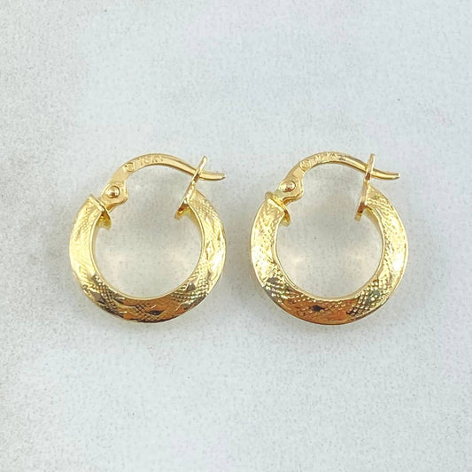 Candongas Clau 1.25gr / 1.5cm / Oro 18K