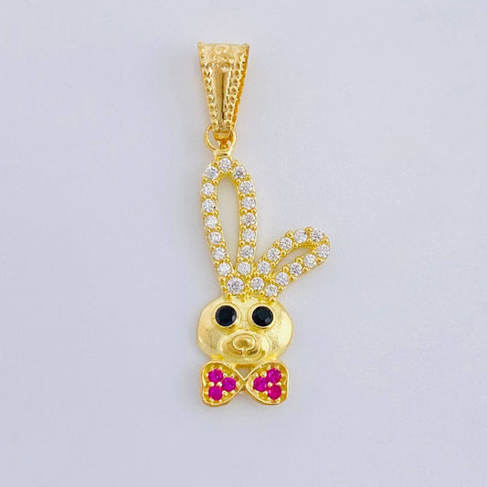 Dije Rostro Conejo 1.15 g / 2.7 cm Oro Amarillo 18K