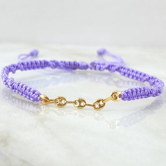 Pulsera Lila Herraje GC 0.4gr / Oro 18K
