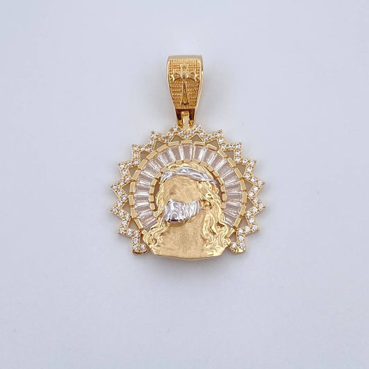 Dije Rostro Cristo 8.15gr / 3.6cm / Oro 18K $