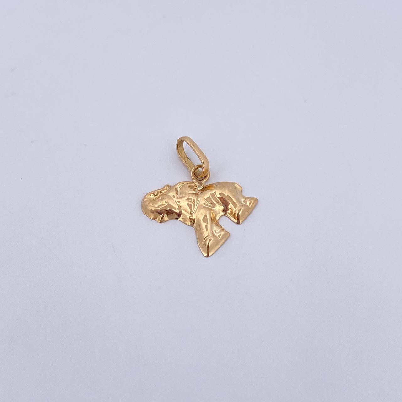 Dije Elefante 0.8gr / 1.6cm / Plano Oro Amarillo 18K & Dije Elefante 0.8gr / 1.6cm / Plano Oro Amarillo 18K &